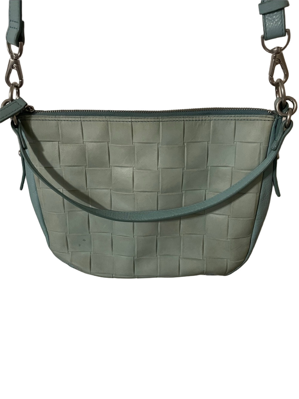 Fossil Leather Crossbody Bag in Robin’s Egg Blue *Selling As Is